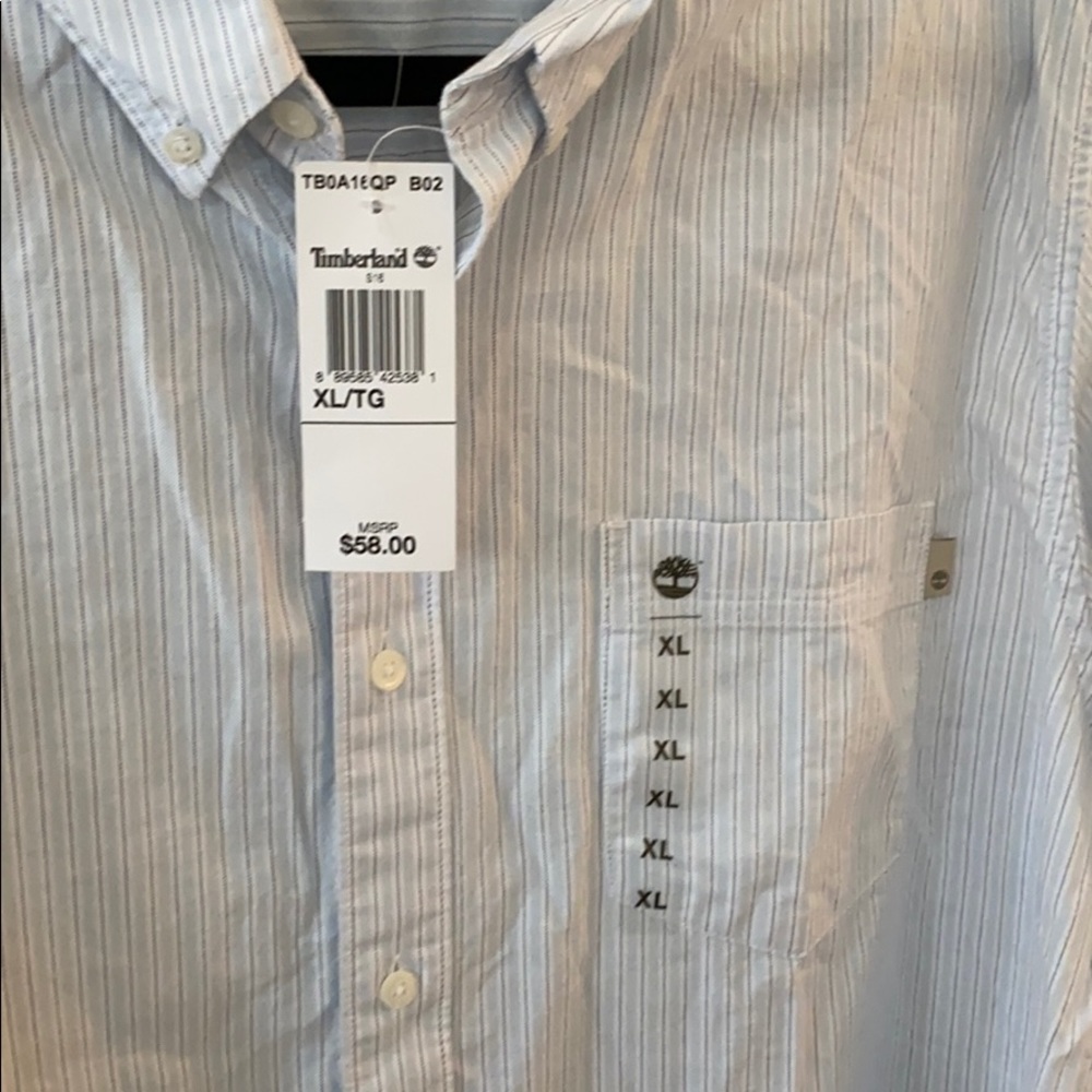 DONATING 7/12 - NWT Timberland Button Down - Picture 3 of 4